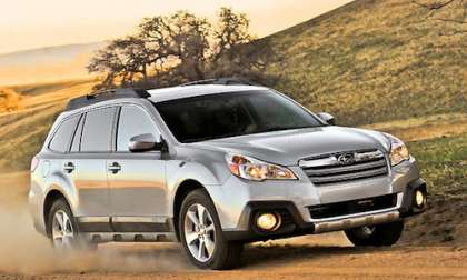 2013 Subaru Outback Canada retained value award