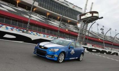 2014 Chevrolet SS V8 sedan at Daytona 500