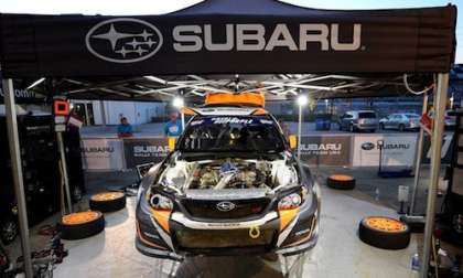 3 Subaru WRX STIs will need extra parts for today’s Global Rallycross in LA