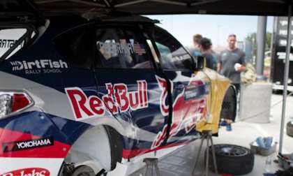 Pastrana won’t be driving the new 2015 WRX STI GRC car in LA today