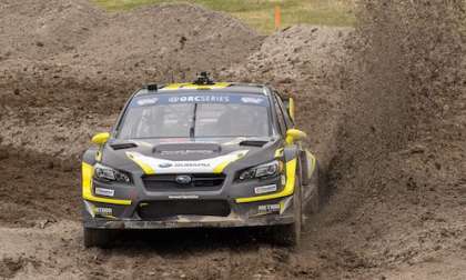 2017 Subaru WRX STI, Red Bull Global Rallycross, Chris Atkinson, Patrik Sandell, GRC Memphis