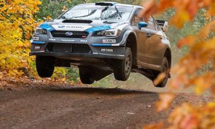 2016 Subaru WRX STI, Rally America, 2016 Lake Superior Performance Rally, David Higgins