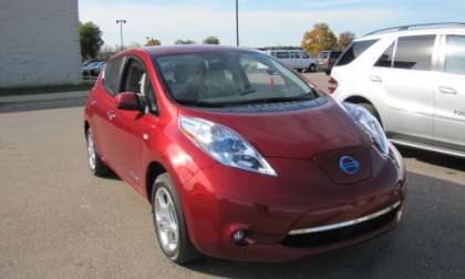 Nissan Leaf front view