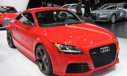 Frontal View of Audi TT RS at NAIS 2012