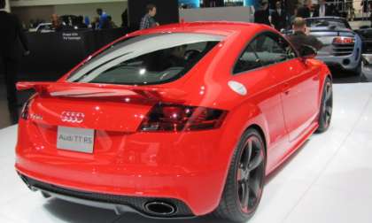 Rear view of Audi TT RS at NAIS 2012