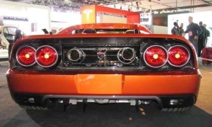 Rear view of Falcon F7