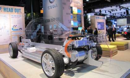 CODA Automotive shows EV tech at NAIAS 2012