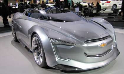 Passenger Side Frontal View of Chevy Miray Concept at NAIAS 2012