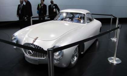 Flashback Display of Mercedes SL at NAIAS 2012