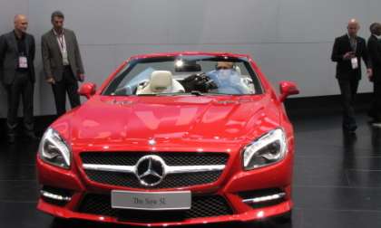 Frontal View of Mercedes SL at NAIAS 2012