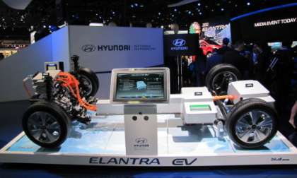 Hyundai Elantra EV tech at NAIAS 2012