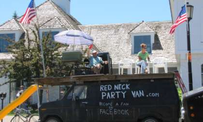 Redneck Party Van, a regular at St. Ignace Car Show