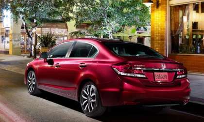 Red 2014 Civic Sedan