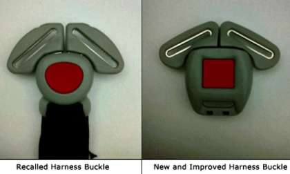 Graco Buckle Recall, original and replacement buckles