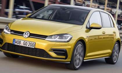 Volkswagen gave the press a peak at the 2018 Golf this week.