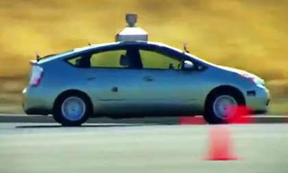 Google's driverless car from the video A Look Inside Google's “Driverless Car”