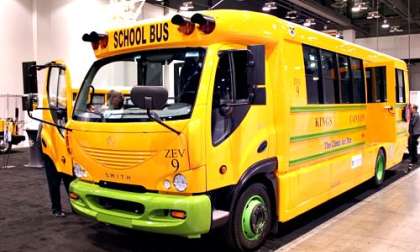 The Newton eTrans, America's first all-electric shool bus