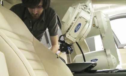 A video image of a technician working with RUTH. Photo courtesy of FORD. 