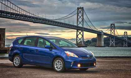 2012 Toyota Prius V Blue 