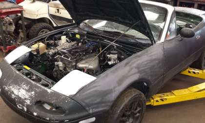 Amazing Mazda Miata engine in this race car just won't die.  