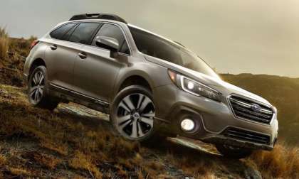 2018 Subaru Outback, 2018 Subaru Crosstrek, WRX, SWR STI, top residual value