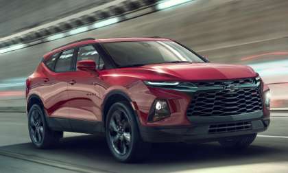 2019 Chevrolet Blazer on the Road