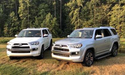 2020 Toyota 4Runner Limited Classic Silver Metallic and 2019 Toyota 4Runner Limited Blizzard Pearl