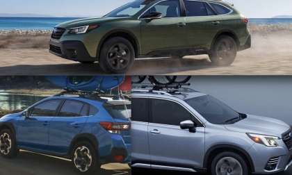 2022 Subaru Outback, 2022 Subaru Crosstrek, 2022 Subaru Forester