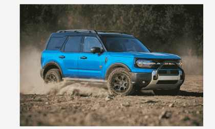 Image of 2025 Bronco Sport Sasquatch courtesy of Ford