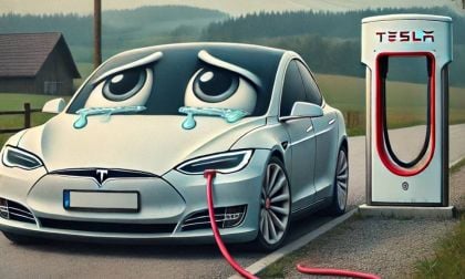 One Sad Tesla Rendered By DALL-E 