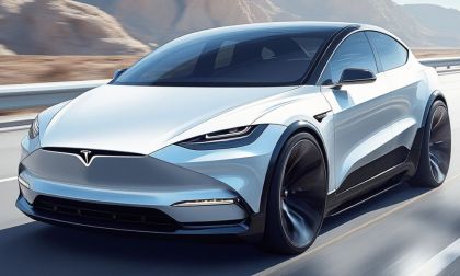 Tesla's possible next vehicle design, rendered by Grok