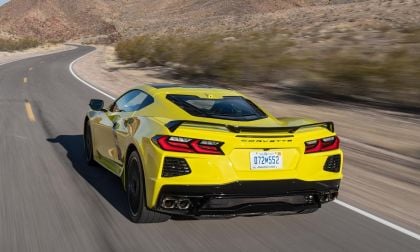 Yellow C8 Corvette