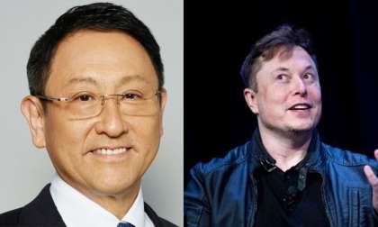 Akio Toyoda and Elon Musk