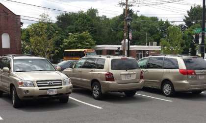 Image of gold Toyotas by John Goreham