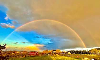 Rainbow in Benton City, WA