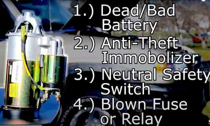 Diagnosing a car engine that will not turn over