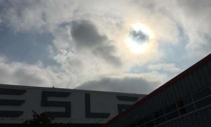 Eclipse of Tesla Fremont Factory
