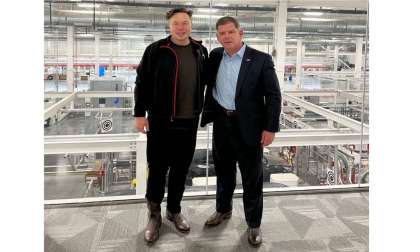 Elon Musk Meets With Biden's Secretary of Labor at Giga Texas