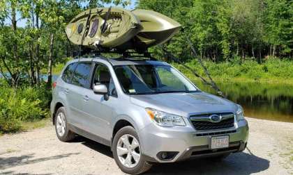 Yakima kayak review with Subaru Forester