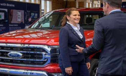 Gretchen Whitmer at Ford plant