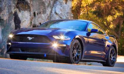 2018 Mustang in Kona Blue