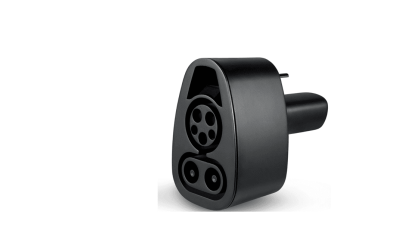 Image of CCS to Tesla DCFC adapter courtesy of Lectron. 