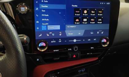 Image of Lexus infotainment system by John Goreham