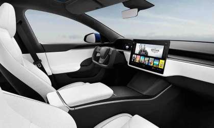 Model S interior