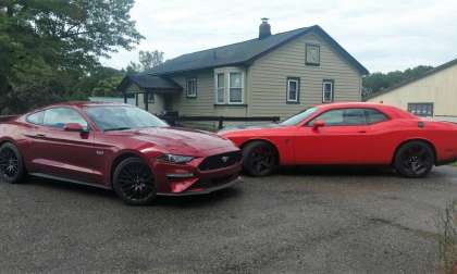 Mustang and Hellcat