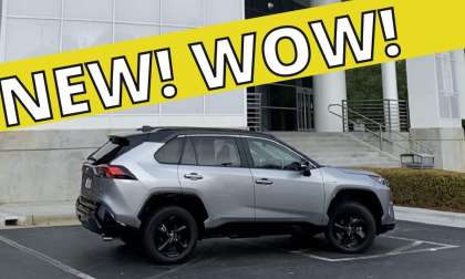 2021 Toyota RAV4 XSE Hybrid Silver Sky Metallic profile view