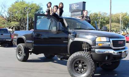 OC Auto Dealership's Team selling diesel trucks