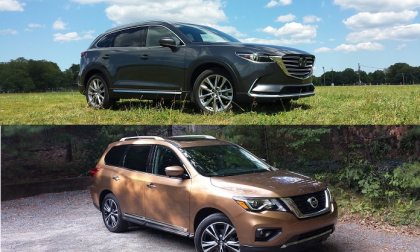 2017 Nissan Pathfinder Platinum AWD vs. the Mazda CX-9 Signature AWD.