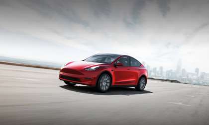 Red Tesla Model Y