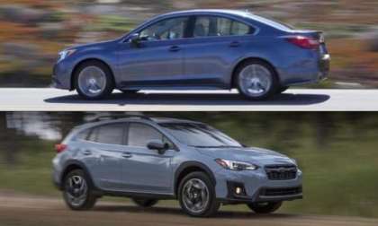 2022 Subaru Crosstrek, 2021 Subaru Legacy